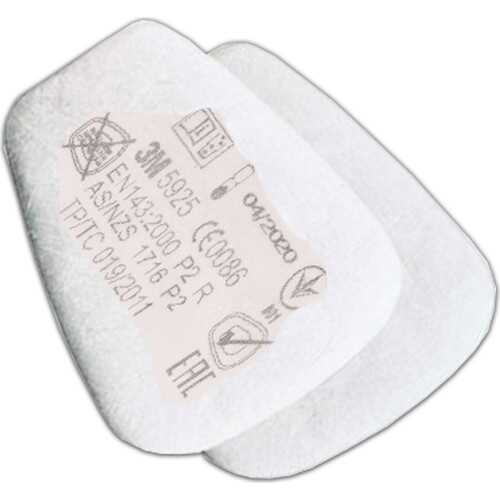 3M 5925 P2 Toz Ve Sis Filtresi 2'li Paket