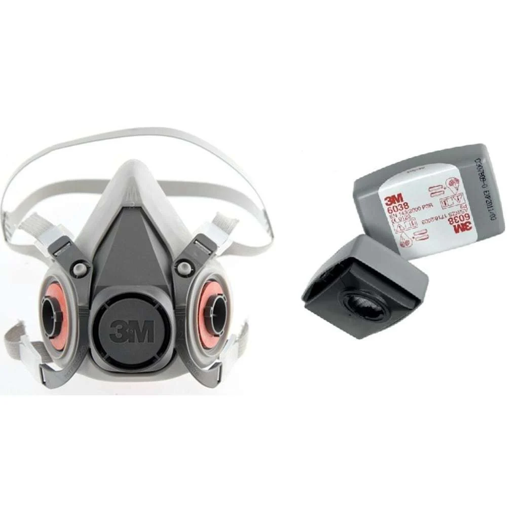 3M 6200 Gaz Maskesi 6038 P3 Filtre Set