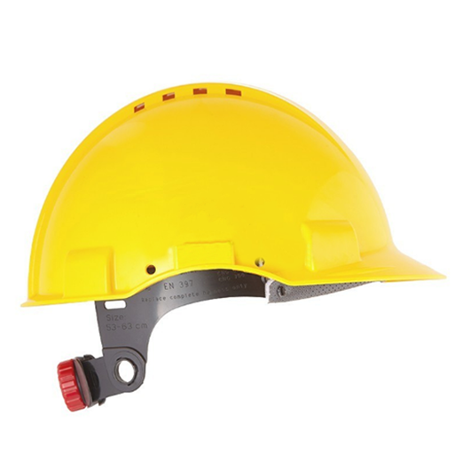 BBU CNG-600 Vida Çark Ayarlı Baret - Sarı