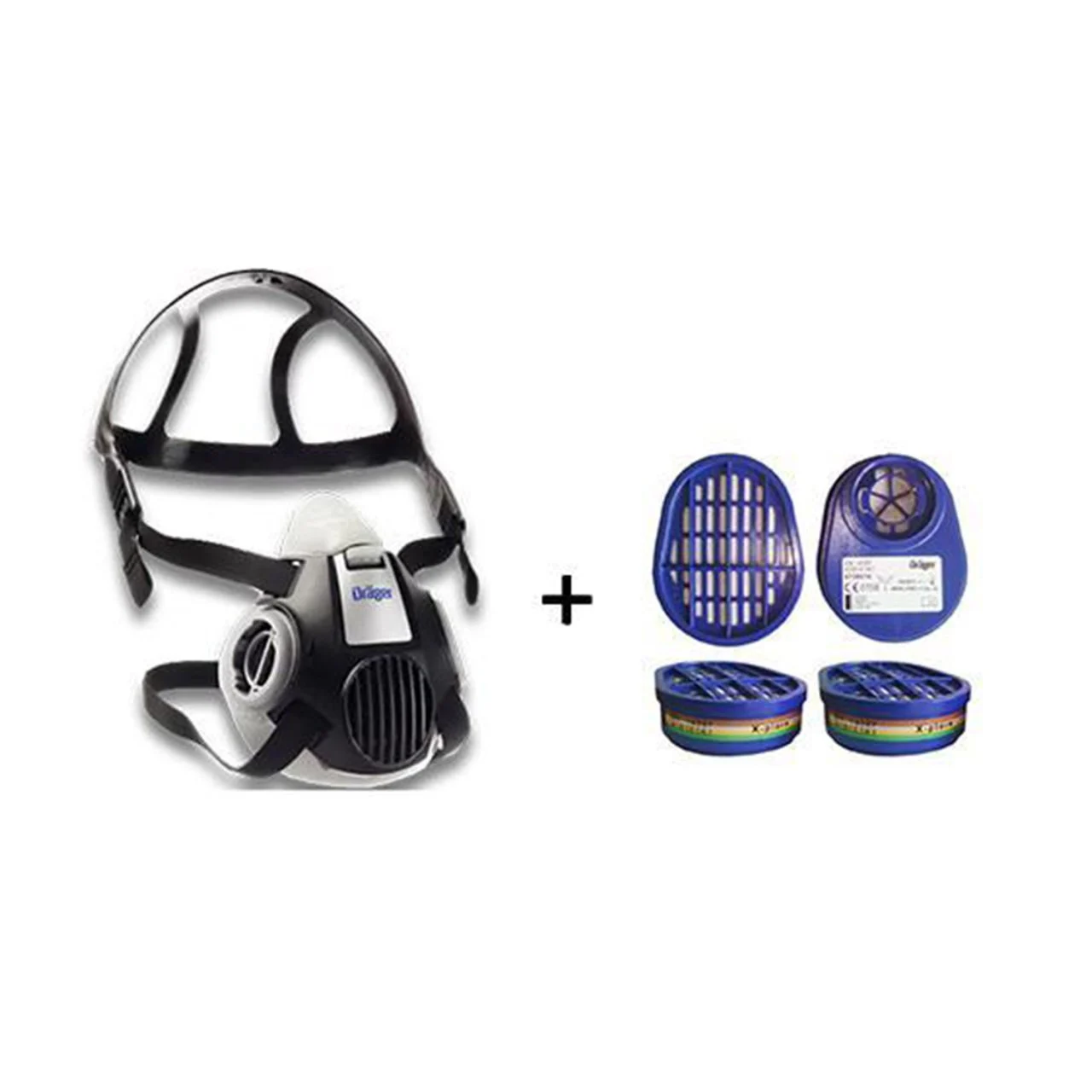 X-plore 3300 Çift Filtreli Yarım Yüz Maskesi