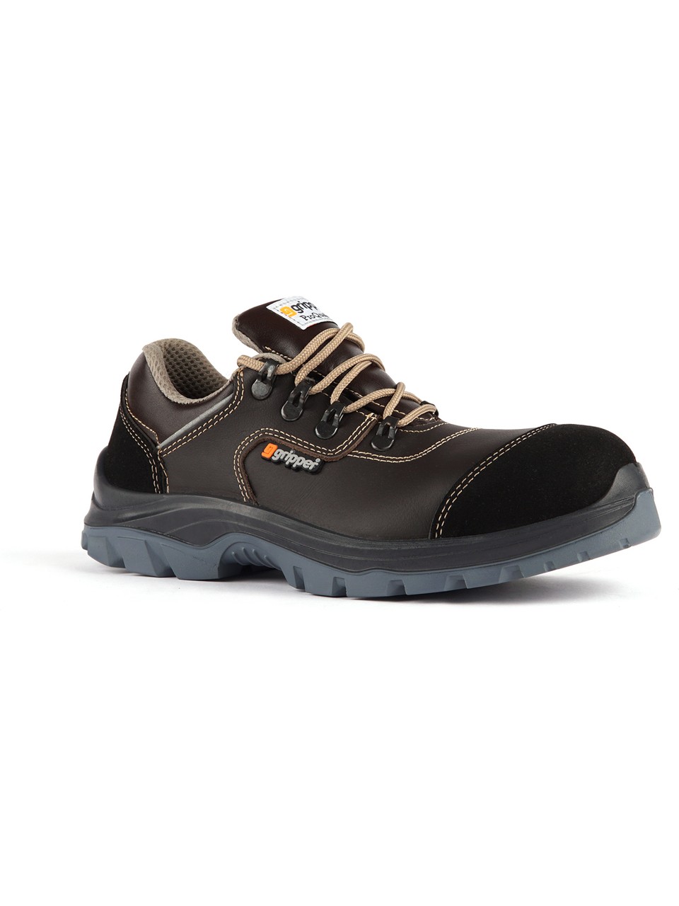 Gripper GPR-214 Kahverengi Microfiber S3 Kompozit İş Ayakkabısı