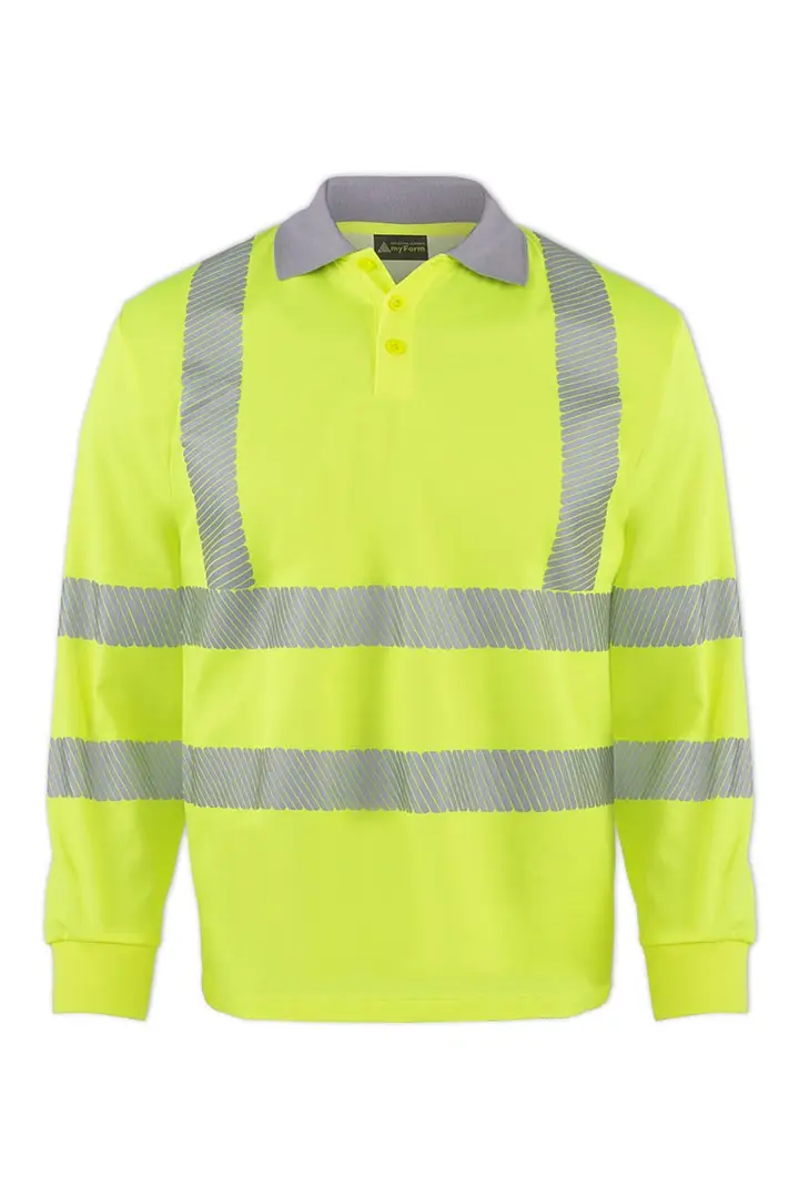 MYFORM OLYMPUS SAFETY COMFORT SLEEVED POLO SHIRT