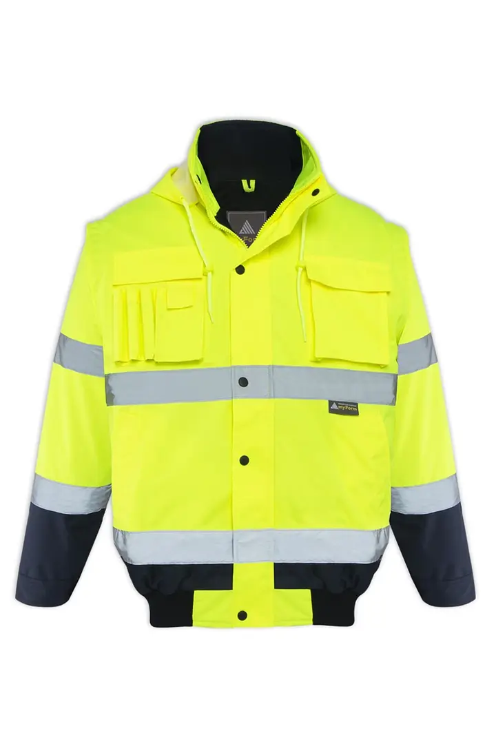MYFORM OLYMPUS MULTI HI-VIS TWO-TONE 2 IN 1 BOMBER CEKET
