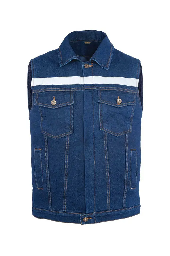 Yelek Sona Denim Mavi