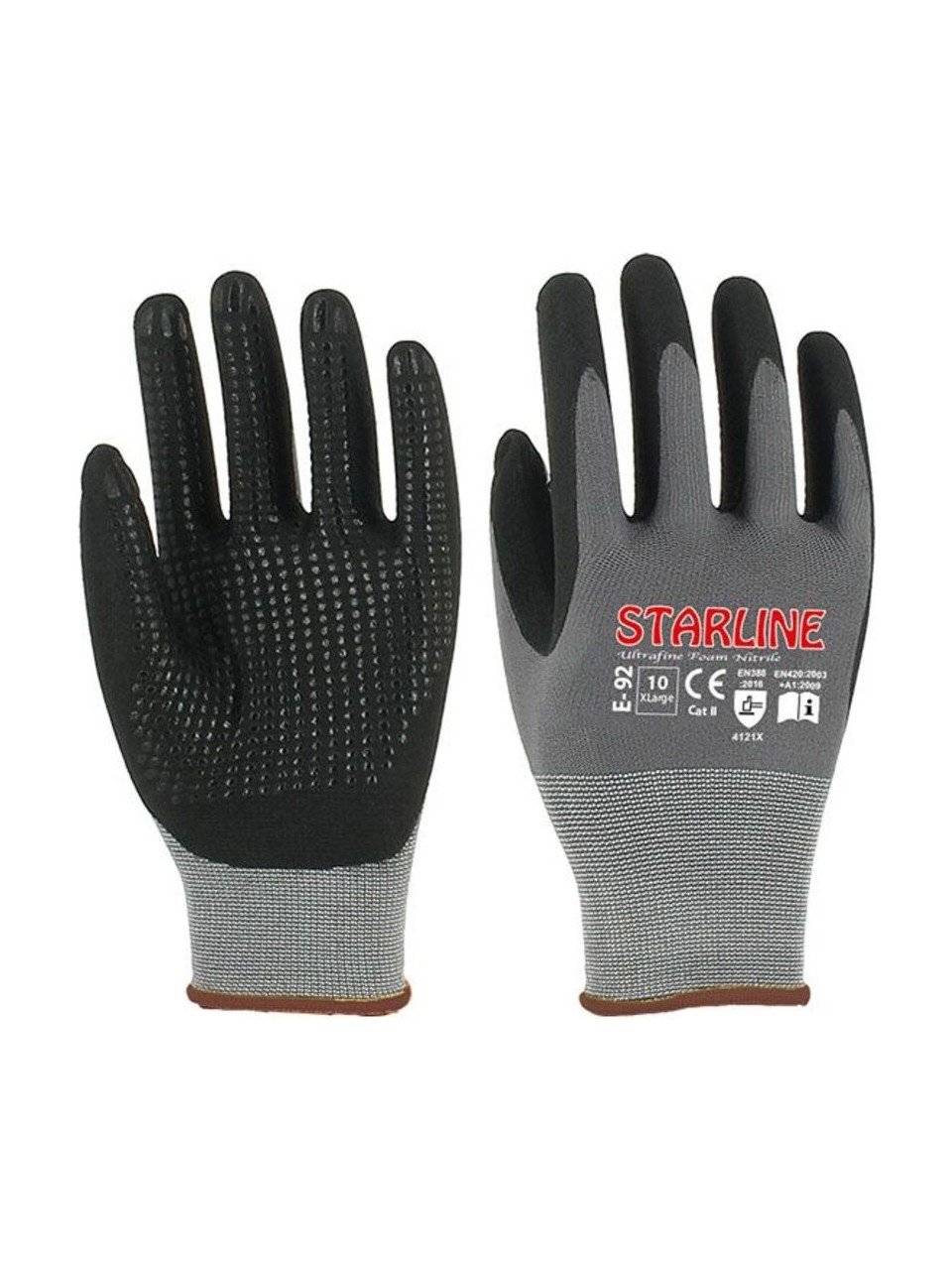 Starline Köpük Nitril Kaplama Eldiven No 10